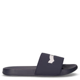 Slide Mix ciabatta in gomma navy bianco - Ciabatte Uomo | Boscaini Scarpe