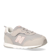 515 sneaker bambina in tessuto ed ecopelle grigio pioggia | Boscaini Scarpe