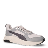 Trinity 2 sneaker in tessuto ed ecopelle grigio | Boscaini Scarpe