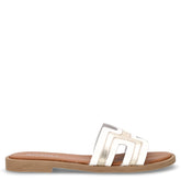 Ciabatta in pelle bianco platino | Boscaini Scarpe