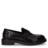 Serilda mocassino in pelle nero | Boscaini Scarpe