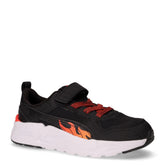 Trinity 2 lt sparks ac+ps sneaker in tessuto bambino nero e arancio | Boscaini Scarpe