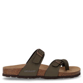 Sara ciabatta infradito in ecopelle oliva | Boscaini Scarpe