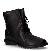 Stivaletto stringato in pelle nero | Boscaini Scarpe