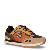 Travis Sport Trek sneaker outdoor in tessuto e pelle arancione nero marrone - Sneakers Uomo | Boscaini Scarpe