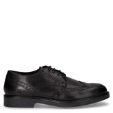 Scarpa stringata in pelle nero - Stringate Uomo | Boscaini Scarpe
