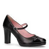 Décolleté con tacco in ecopelle nero - DU SIMON | Boscaini Scarpe