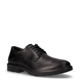 Stringata in pelle nero | Boscaini Scarpe