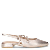 Slingback basso in ecopelle platino | Boscaini Scarpe