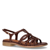 Sandalo basso in ecopelle mocca - Summer Days Sandali Donna | Boscaini Scarpe