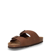 Sara ciabatta in pelle marrone | Boscaini Scarpe