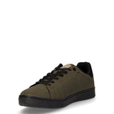 Sammy sneaker in ecopelle verde militare | Boscaini Scarpe