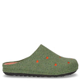 Pila ciabatta in tessuto verde pesca - GRUNLAND | Boscaini Scarpe