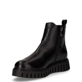 Stivaletto in ecopelle con zip nero | Boscaini Scarpe