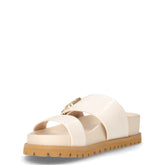 Livia 02 ciabatta in ecopelle con platform cocco | Boscaini Scarpe