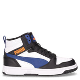 Rebound V6 Mid jr sneaker da ragazzo in ecopelle bianco blu - Sneakers Bambino | Boscaini Scarpe