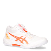 Gel Task MT 4 scarpa da pallavolo in ecopelle bianco corallo - Scarpe Sportive Donna | Boscaini Scarpe