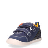Sneaker in tessuto bambino blu giallo | Boscaini Scarpe