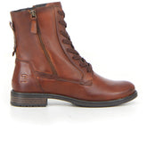 Stivaletto stringato con zip cognac - Mid Season Sale Stivaletti Donna | Boscaini Scarpe