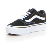 Old School Pltaform sneaker black white | Boscaini Scarpe