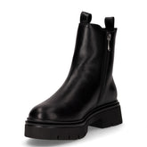 Stivaletto in ecopelle con zip nero | Boscaini Scarpe