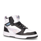 Rebound V6 Mid space sneaker da ragazzo in ecopelle nero lilla - Scarpe Bambino | Boscaini Scarpe