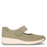 Sneaker in ecopelle oliva | Boscaini Scarpe