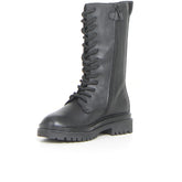 Copp stivali con lacci nero | Boscaini Scarpe