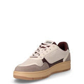 Austin Suit sneaker in pelle off white grigio borgogna | Boscaini Scarpe