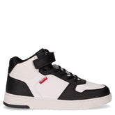 Sneaker mid da bambino in ecopelle nero bianco - LEVIS KID BAMBINO | Boscaini Scarpe