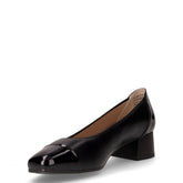 Décolleté in pelle e ecopelle nero | Boscaini Scarpe