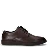 Stringata casual in pelle testa di moro | Boscaini Scarpe