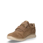 Sneaker con strappi in pelle tortora | Boscaini Scarpe