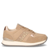 Stra sneaker in ecopelle beige | Boscaini Scarpe