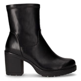 Tronchetto in ecopelle con zip nero | Boscaini Scarpe