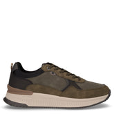 Sneaker in ecopelle kaki - Sneakers Uomo | Boscaini Scarpe