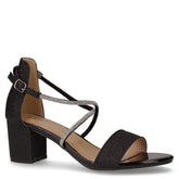 Sandalo in ecopelle con tacco nero - TOO LIKE | Boscaini Scarpe