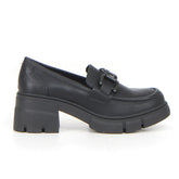 Mocassino con tacco nero - Mid Season Sale Mocassini Donna | Boscaini Scarpe
