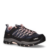 Rigel Low scarpa da trekking in pelle e tessuto ragazza grigio rosa - Trekking Bambino | Boscaini Scarpe