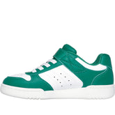Quick street sneaker bambino verde bianco | Boscaini Scarpe