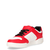 Quick Street sneaker bambino in ecopelle rosso bianco | Boscaini Scarpe
