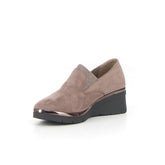 Mocassino con zeppa kaki | Boscaini Scarpe