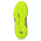 Wave Momentum Pro Mid scarpa da pallavolo in tessuto ed ecopelle bianco giallo fluo | Boscaini Scarpe