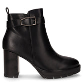 Tronchetto in ecopelle con zip nero - Tronchetti Donna | Boscaini Scarpe