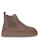 Stivaletto caldo in pelle taupe - Scarpe Donna | Boscaini Scarpe