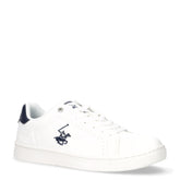 Sneaker in ecopelle bianco blu | Boscaini Scarpe