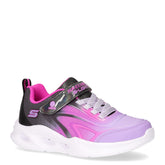 Color beeze sneaker con luci da bambina in tessuto nero rosa - SKECHERS | Boscaini Scarpe