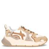 Sarah sneaker in pelle sabbia - Donna | Boscaini Scarpe