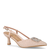 Slingback in ecopelle beige | Boscaini Scarpe
