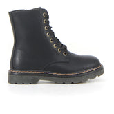 Justina 2 anfibio con zip black - Donna | Boscaini Scarpe